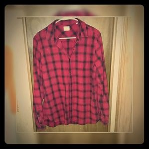 NWOT Adriano Goldschmied Men's Plaid Button Down